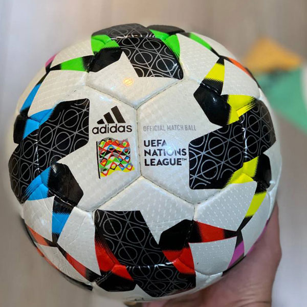 توپ فوتبال ادیداس یوفا جام ملت های اروپا نمره 5 دوختی