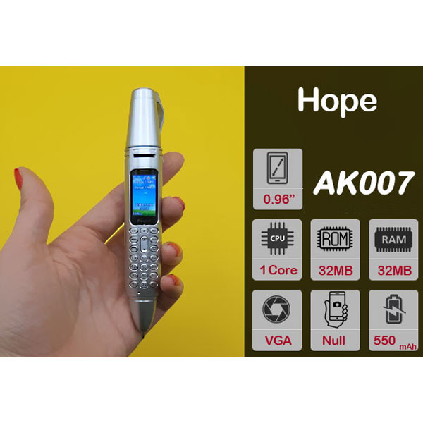 مینی گوشی Hope مدل AK007 طرح خودکار دوربین دار