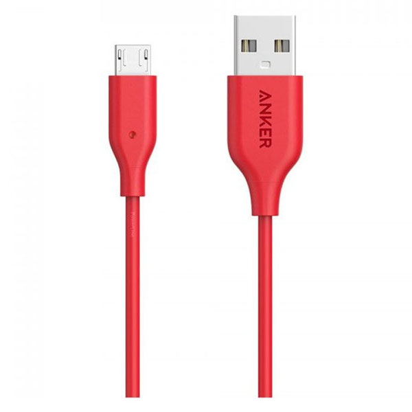 کابل تبدیل USB Type-A به Micro USB انکر مدل A8132 PowerLine به طول 90 سانتی متر