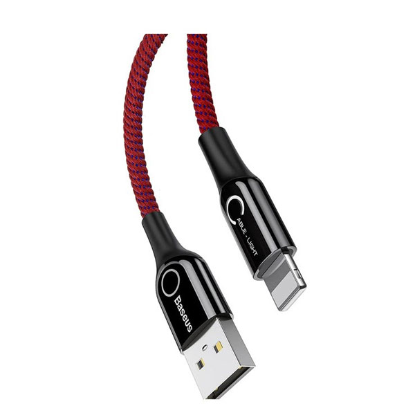 کابل تبدیل USB Type-A به لایتنینگ باسئوس C-Shaped مدل CALCD-01/03/09 به طول 1 متر