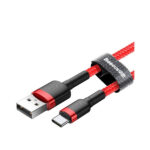 کابل تبدیل USB Type-A به USB Type-C باسئوس Cafule مدل CATKLF-UG1/U09 به طول 3 متر
