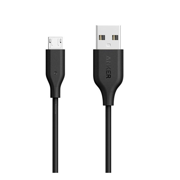 کابل تبدیل USB Type-A به Micro USB انکر مدل A8132 PowerLine به طول 90 سانتی متر