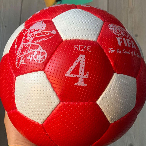 توپ فوتبال سایز ۴ سوباسا سفید قرمز