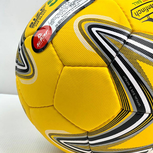 توپ فوتبال استار سایز 5 زرنگ دوختی رویه ژاپن