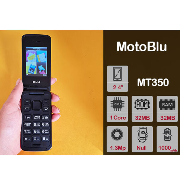 گوشی دکمه ای تاشو موتو بلو MT350 مدل MT350