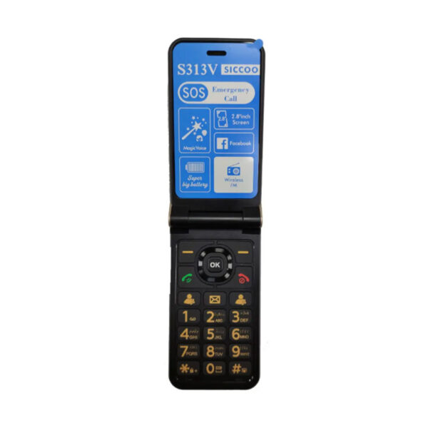 گوشی دکمه ای تاشو سیکو siccoo S313V Flip مخصوص بزرگسال